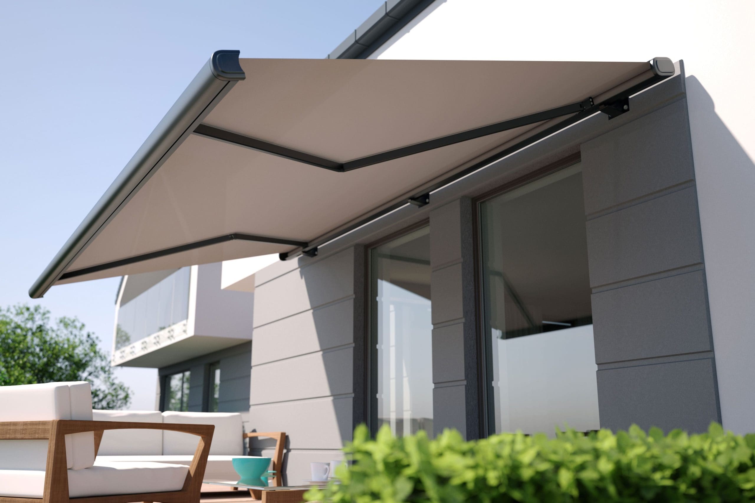Residential awning installation in Portland